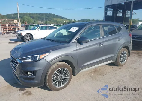 2021 Hyundai Tucson Ultimate z USA, uszkodzony, nr VIN KM8J3CALXMU406397